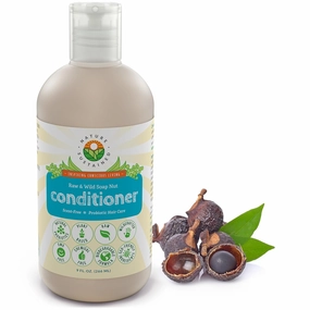 Organic Fragrance Free Conditioner - Gentle Unscented Natural Sensitive Skin Conditioner - Raw Wildcrafted Probiotic Hypoallergenic Hydrating Conditioning Wash for All Hair - 9 Oz