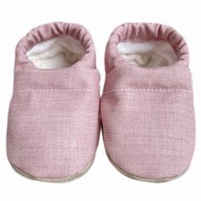 Organic Soft Sole baby shoes | First Walkers Crib Shoes | Pull on soft sole Infant Shoes | Lightweight Soft Sole Crib Shoes Toddler Shoes (Roo) (Size 1 (0 – 6 Months))