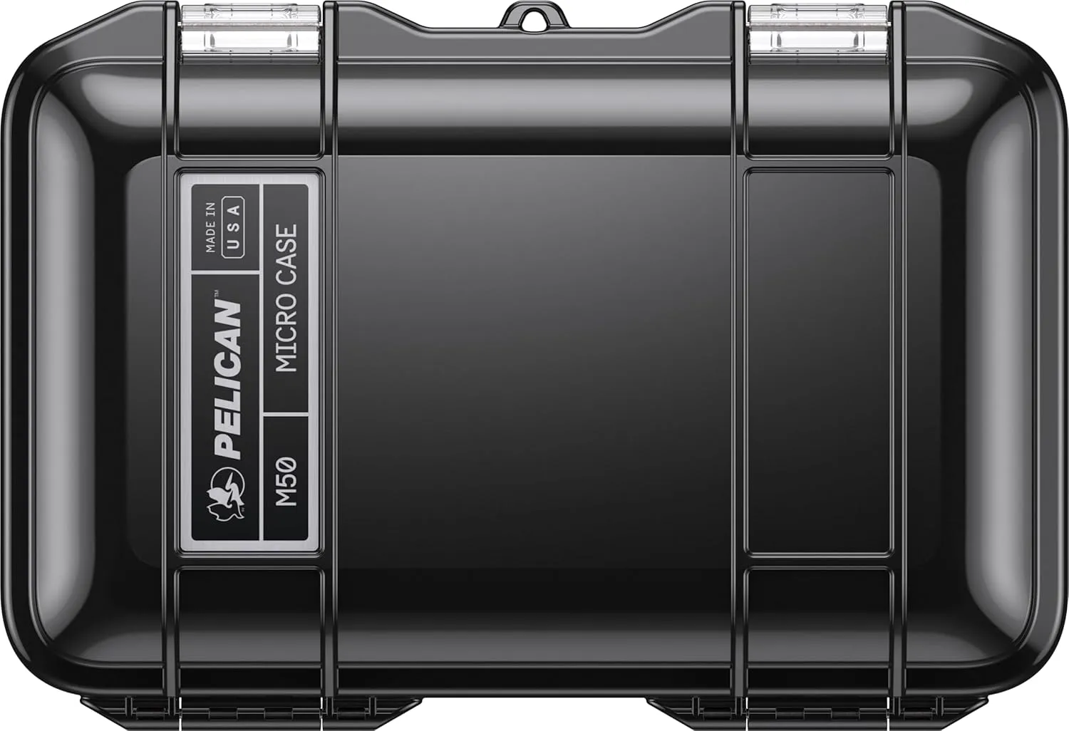 Pelican M50 Micro Case - Waterproof Case (Dry Box, Field Box) for iPhone, GoPro, Camera, Camping, Fishing, Hiking, Kayak, Beach and More (Black)