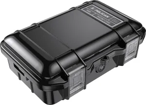 Pelican M50 Micro Case - Waterproof Case (Dry Box, Field Box) for iPhone, GoPro, Camera, Camping, Fishing, Hiking, Kayak, Beach and More (Black)
