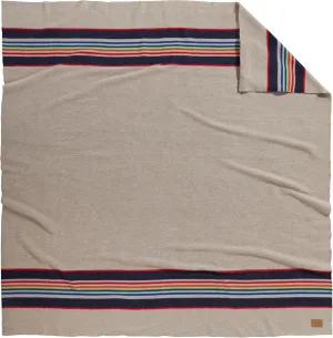 Pendleton National Park Blanket Twin 60" x 90" - 100% Wool, Soft and Durable Throw for Home & Outdoor Adventures, Iconic Park Stripes Collectible Keepsake - Yellowstone