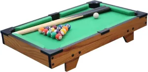 Portable Mini Table Pool, Colorful with 2 Sticks Miniature Game Set Snooker for Entertainment Dorm Desk Kids Office