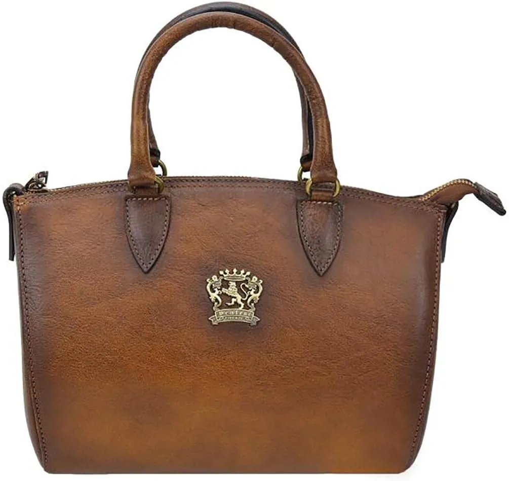 Pratesi Pontassieve leather handbag - B332/28 Bruce (Brown)