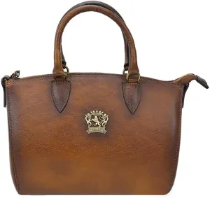 Pratesi Pontassieve leather handbag - B332/28 Bruce (Brown)