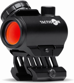 Predator V3 Compact Red Dot Sight | Combat Veteran Owned Company | 45 Degree Offset Mount and Riser Mount Included | Reflex Rifle Optic with 11 Adjustable Brightness Settings | Reddot Gun Scope