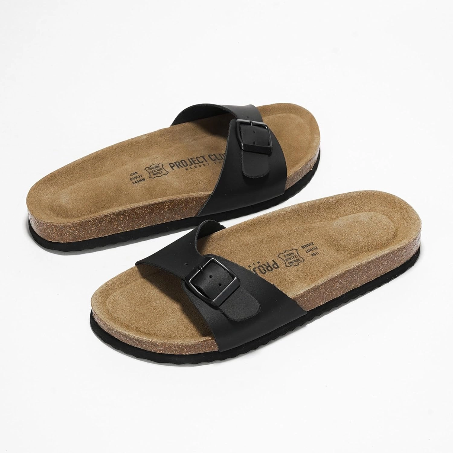 Project Cloud Genuine Leather Womens Sandals - Memory Foam Beach Essentials Womens Slippers - Perfect Summer Sandals for Women 2025 (Bahama)