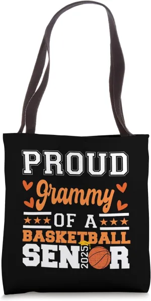 Proud Grammy Of A 2025 Senior Basketball Graduate Grad 2025 Tote Bag