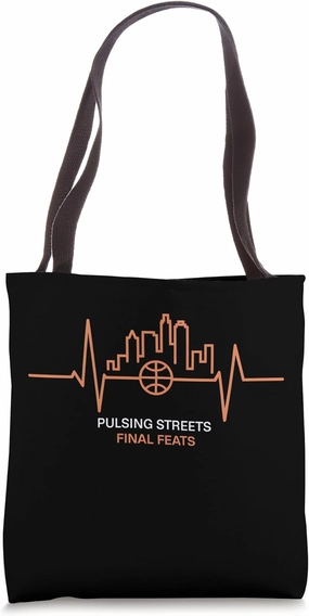 Pulsing Streets Final Feats Basketball Cityline Fun Tote Bag