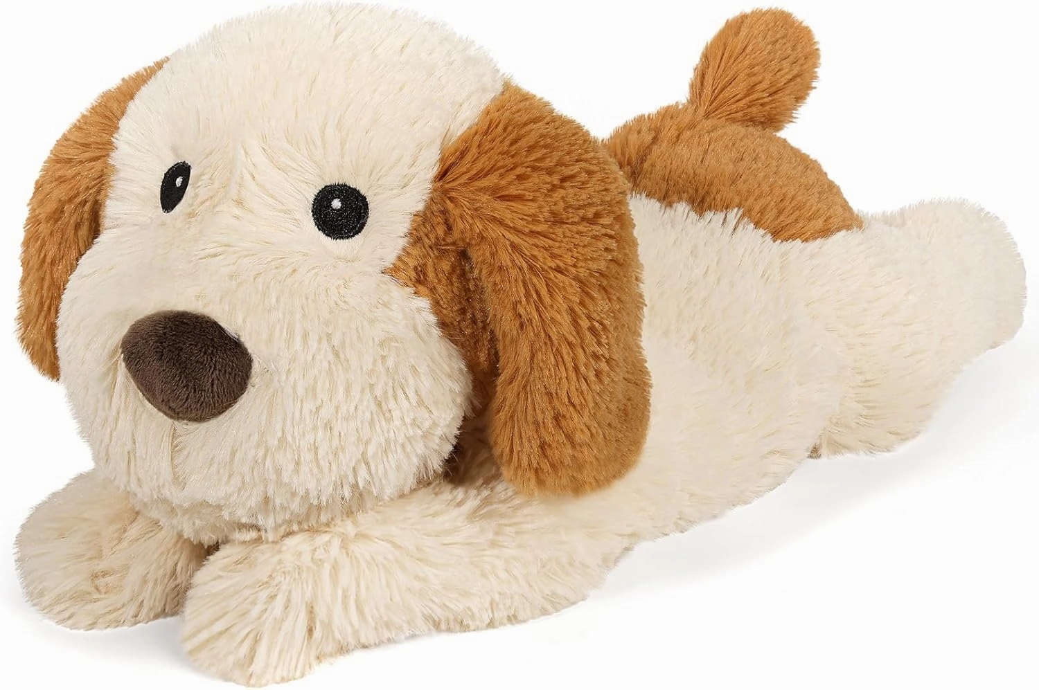 Puppy Stuffed Animals, Microwavable Stuffed Animal Adorable Fluffy Dog Plush for Warmth, Heatable & Coolable Lavender Scent Puppy Plush Toys, Cute Soft Dog Plushies for Kids & Adults Girls Boys Gifts