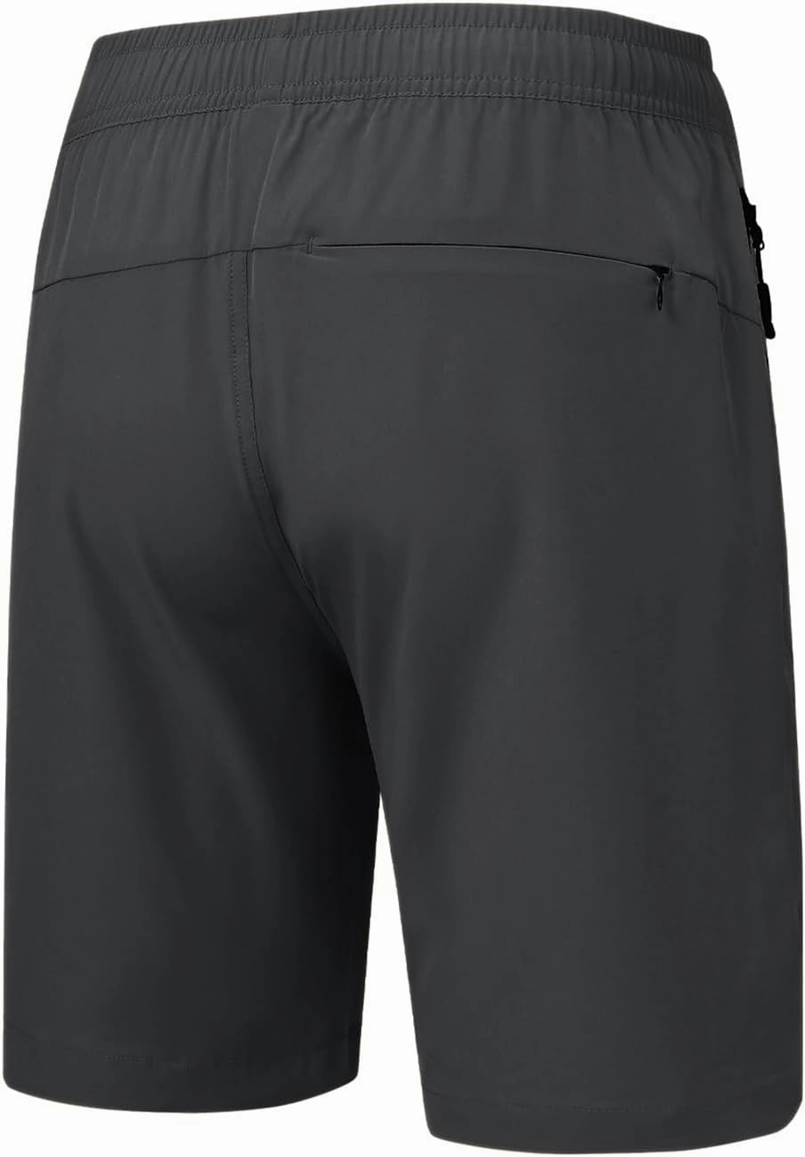 Rdruko Men's Hiking Shorts with Zipper Pockets 7'' Lightweight Quick Dry Workout Shorts Running Athletic Shorts