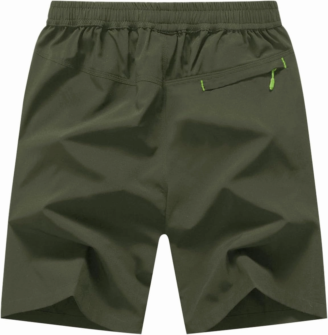 Rdruko Men's Quick Dry Hiking Shorts Lightweight Running Gym Outdoor Active Shorts with Zipper Pockets