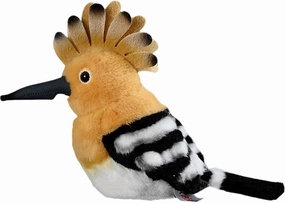 Realistic Hoopoe Plush - 6'' Hoopoe Bird Stuffed Animal - Plushy and Squishy Toys - Cute Bird Parrot Plushie Toy Gift for Boys and Girls