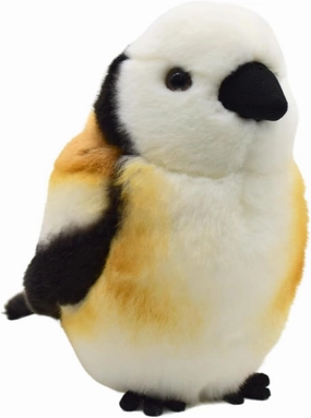 Realistic Long-Tailed Tit Bird Stuffed Animal Plush Toy, Lifelike Long-Tailed Tit Animal Plushies, Simulation Animals Doll