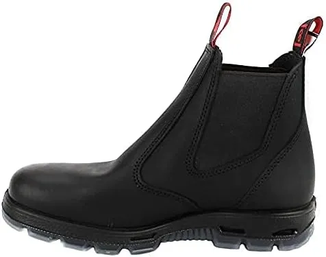 Red Back Boots UBBK Black Soft Toe Size