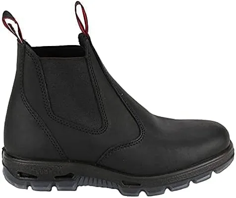 Red Back Boots UBBK Black Soft Toe Size