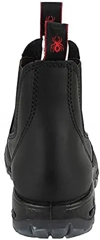 Red Back Boots UBBK Black Soft Toe Size