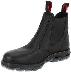 Red Back Boots UBBK Black Soft Toe Size