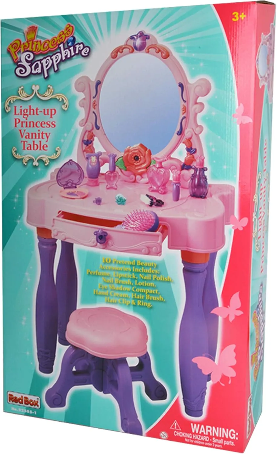 Red Box Light Up Princess Vanity Table