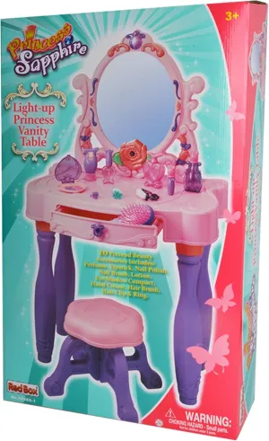 Red Box Light Up Princess Vanity Table
