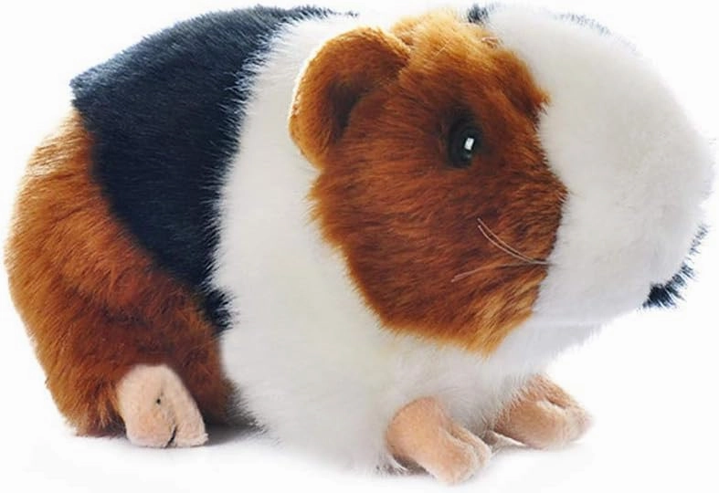 RemeeHi 7 Inch Brown Guineapig Guinea Pig Plush Toy Soft Cute Plush Toy Gift for Kids(Black & White)