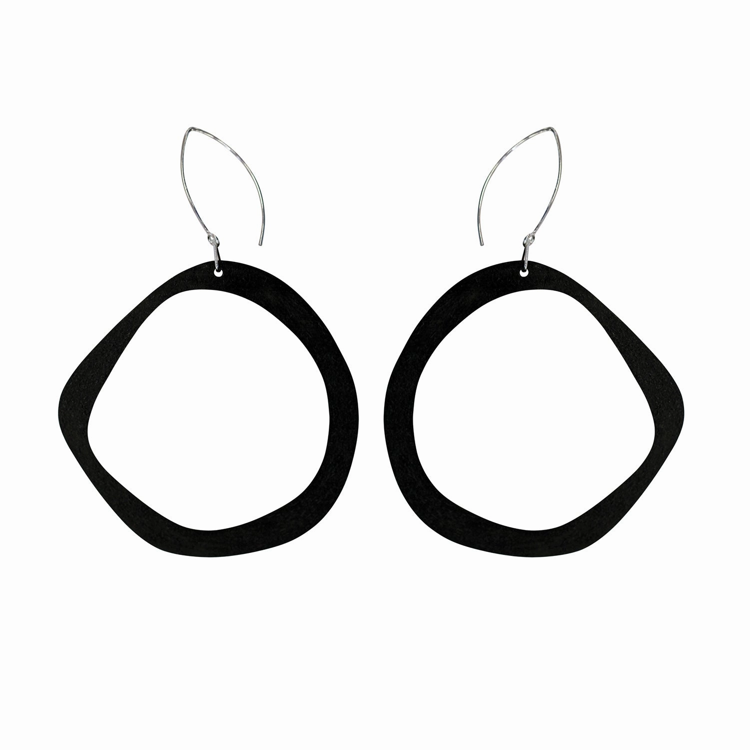 Retro hoops in black