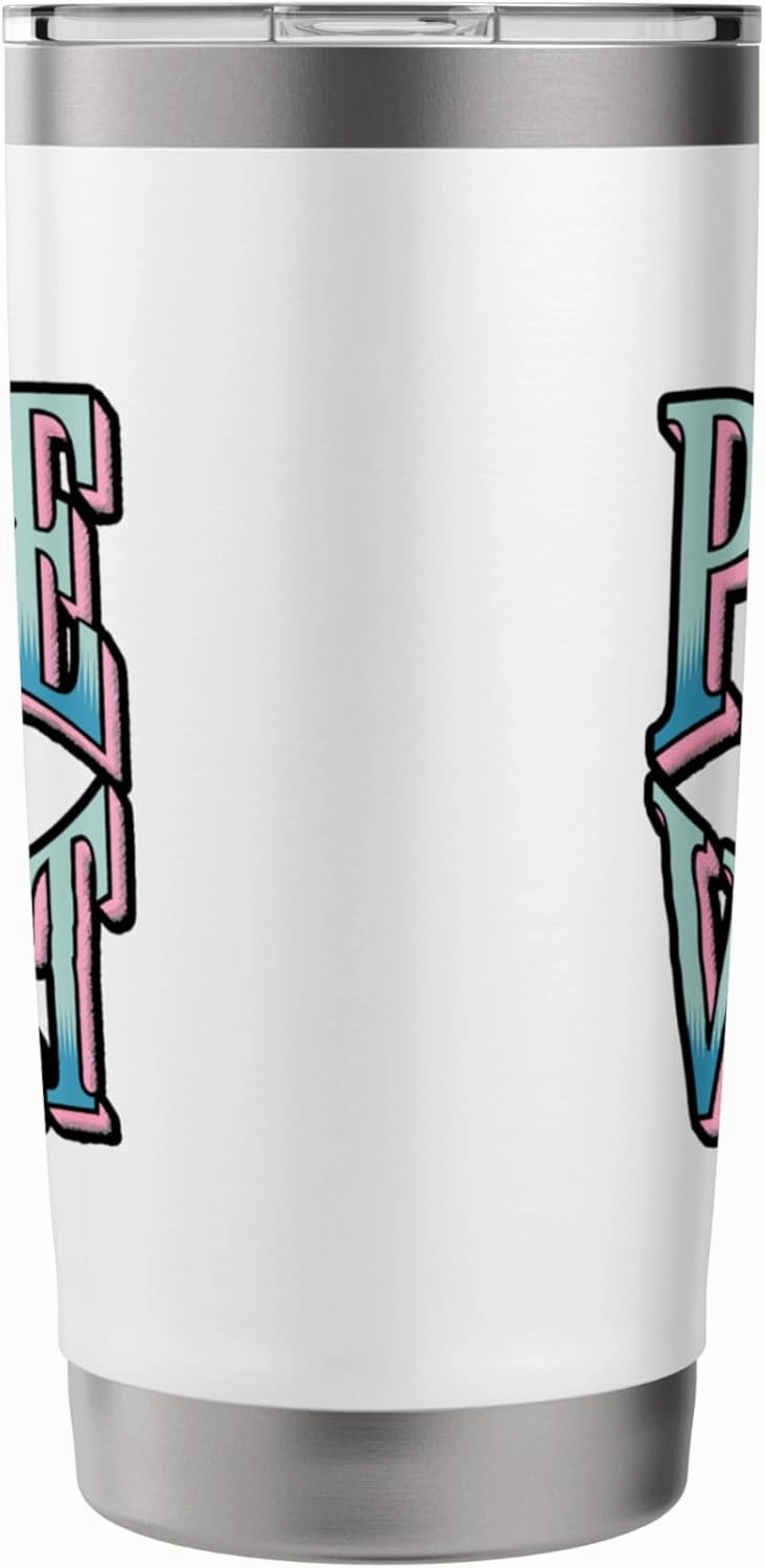 Retro Pole Vault Athlete Graphic Stainless Steel Insulated Tumbler