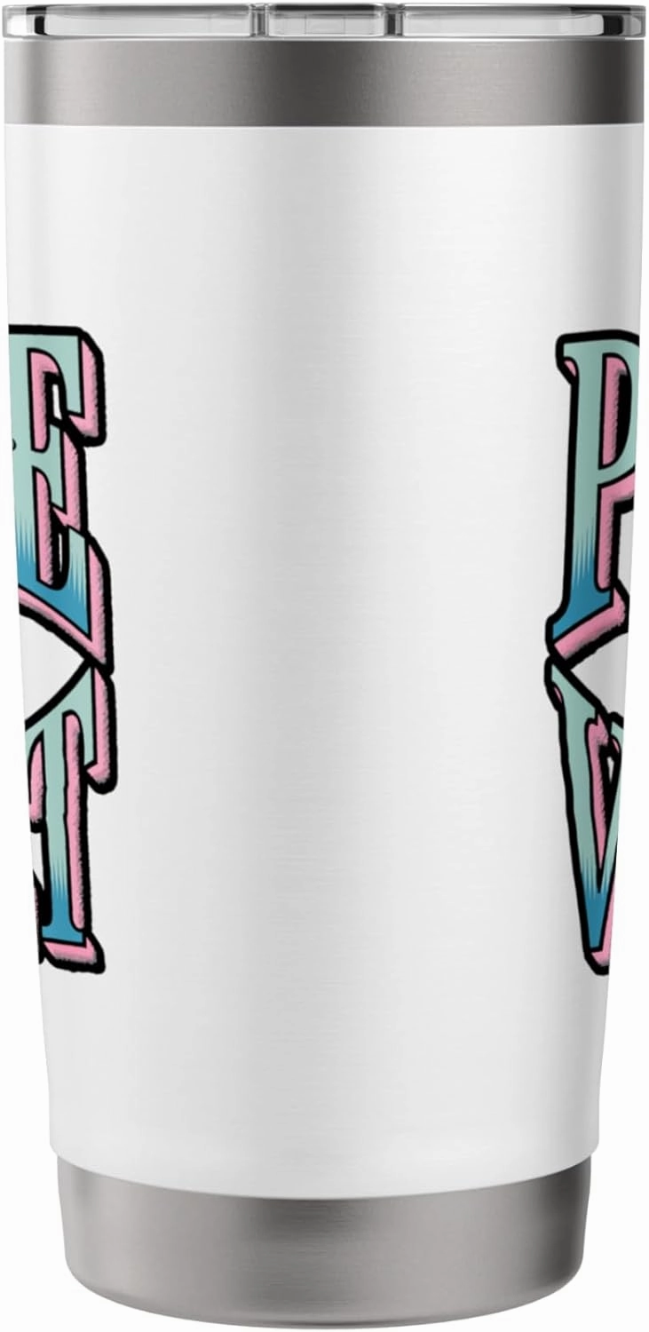 Retro Pole Vault Athlete Graphic Stainless Steel Insulated Tumbler