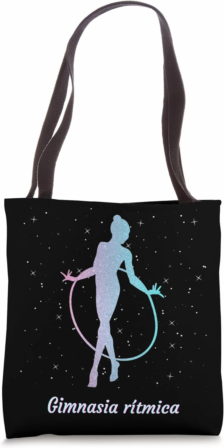 Rhythmic Gymnastics Pastel Hoop Spanish Gymnast Tote Bag