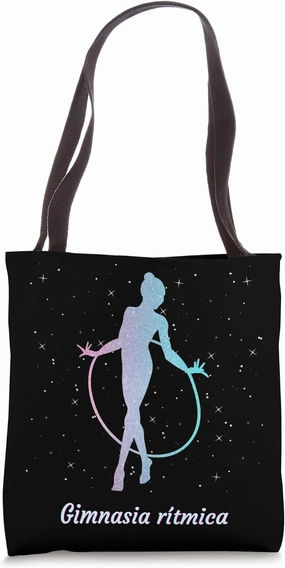 Rhythmic Gymnastics Pastel Hoop Spanish Gymnast Tote Bag