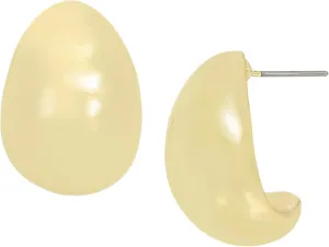 Robert Lee Morris Soho Womens Dome Hoop Earrings