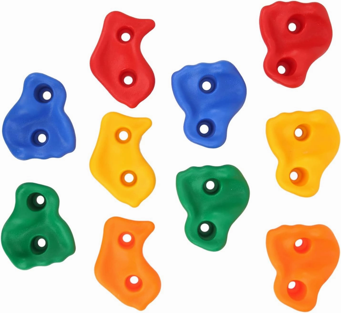 Rock Climbing Holds, Colorful Children Rock Climbing Wall Holds Set Practical Playground Equipment Accessory Mounting Hardware for Playground Climbing