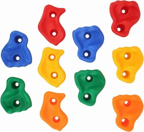 Rock Climbing Holds, Colorful Children Rock Climbing Wall Holds Set Practical Playground Equipment Accessory Mounting Hardware for Playground Climbing