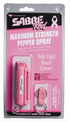 Sabre Pepper Spray National Breast Cancer Foundation SABHCNBCF01 23063105475