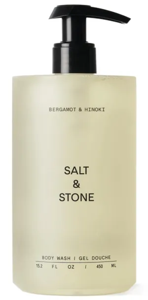 Salt & Stone Body Wash with Antioxidants for Deep Moisture | For Women & Men, Sulfate, Paraben, & Dye Free, Leaving Skin Soft and Hydrated