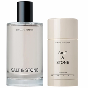 Salt & Stone Body Mist   Natural Deodorant Bundle | Santal & Vetiver