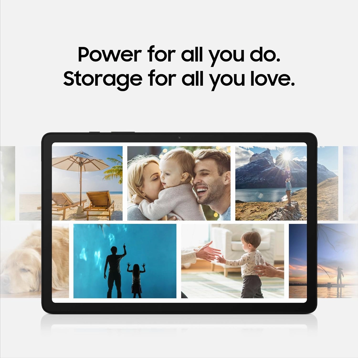 Samsung Galaxy Tab A9  Plus 11” 64GB Android Tablet, Big Screen, Quad Speakers, Upgraded Chipset, Multi Window Display, Slim, Light, Durable, Kids Friendly Design, US Version, 2024, Silver