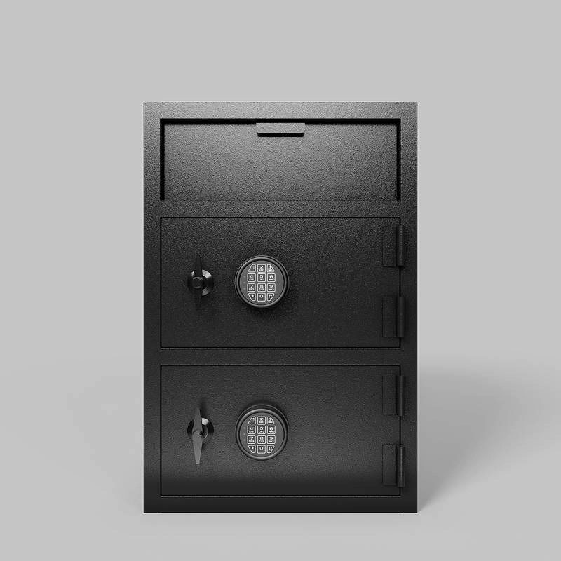 Secure Deposit Safe with Double Doors and Electronic Lock