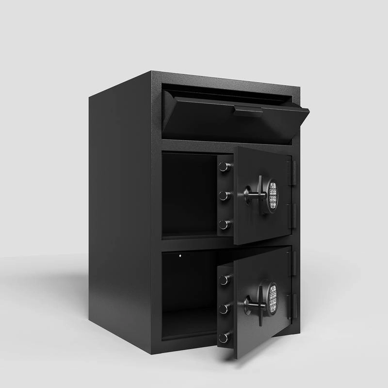 Secure Deposit Safe with Double Doors and Electronic Lock