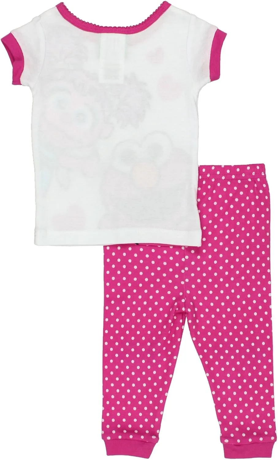 Sesame Street Elmo and Abby Cadabby Toddler Girls Cotton Pajamas Set