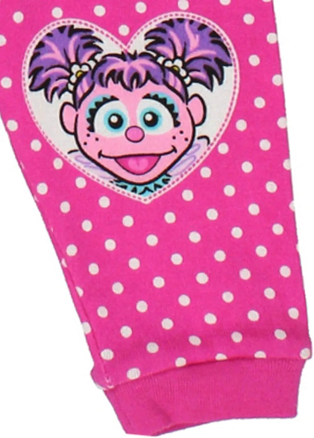 Sesame Street Elmo and Abby Cadabby Toddler Girls Cotton Pajamas Set