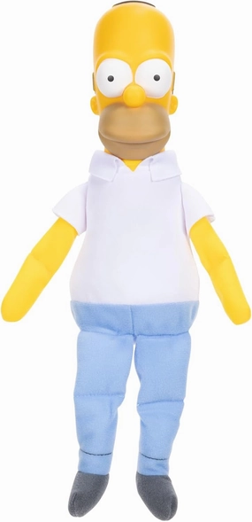 Shelf Talkers Homer 12" Talking Plush from The Simpsons, Pull String Toy Collectible Plush