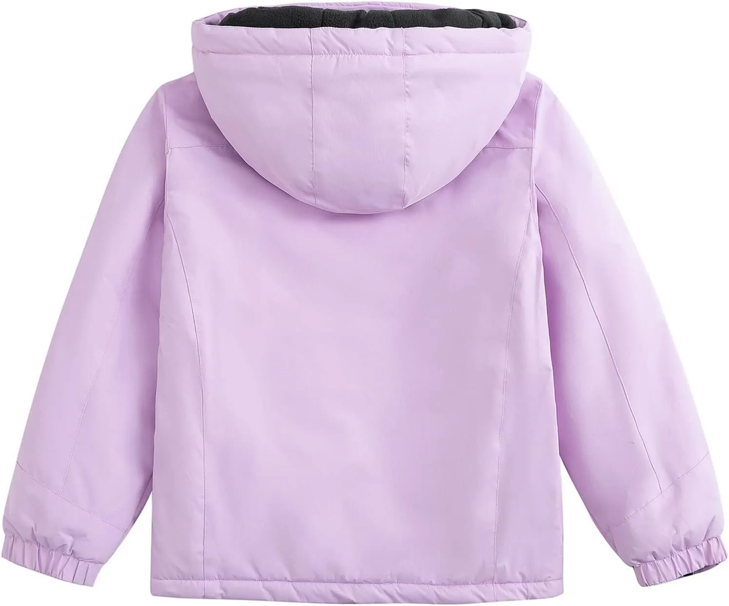 Simplee kids Girls Waterproof Ski Snow Jacket Fleece Raincoat Colorful Winter Coat Warm Hooded