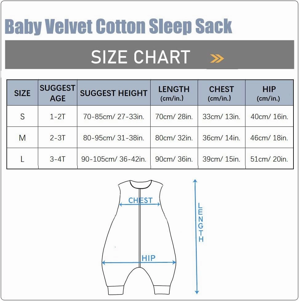 Sincere Baby Sleep Sack Spring Autumn Warm Infant Walking Sleeping Bag with Legs Wearable Blankets Pajamas 6M-4Years