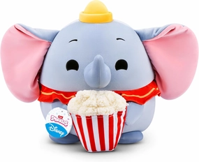 Snackles Disney 14-inch Plush (Dumbo) by ZURU, Plush with Snack Accessory