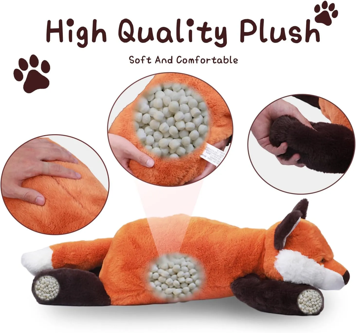 Soft Weighted Stuffed Animals Weighted Plushies Animals for Adults, Soft Lovely Weighted Animals for Adult and Kids