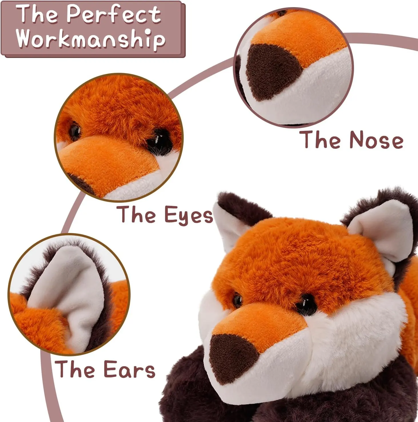 Soft Weighted Stuffed Animals Weighted Plushies Animals for Adults, Soft Lovely Weighted Animals for Adult and Kids