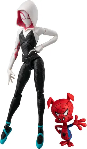 Spider-Man: Spider-Bath SV Action Spider Gwen & Spider Ham, Non-scale, ABS & PVC, Pre-painted Complete Action Figure