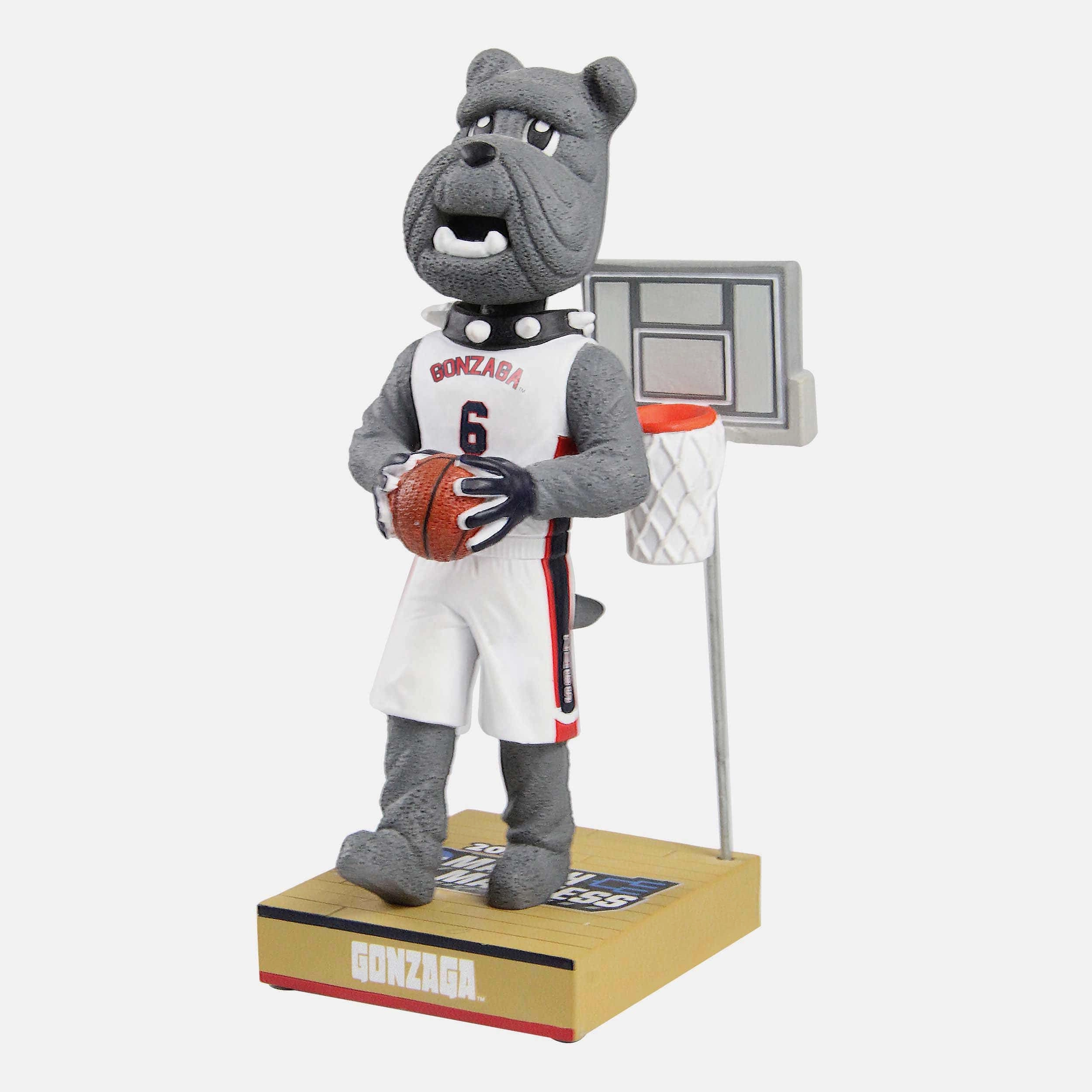 Spike The Bulldog Gonzaga Bulldogs March Madness Mascot Bobblehead