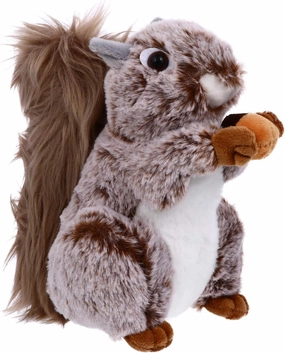 Squirrel Plush Toy, Stuffed Animal Squirrel, Soft Pp Cotton, 7.08 X 7.08 X 5.11 Inch, Cute Cartoon Design, Ideal for Kids, Home Decoration, Birthday Present