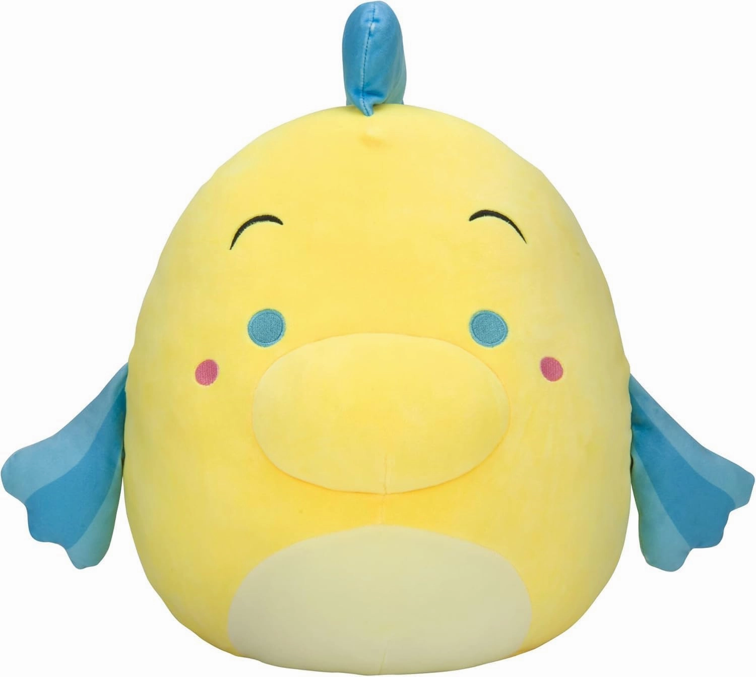 Squishmallows Official Kellytoy Disney Characters Squishy Soft Stuffed Plush Toy (7 Inch, Flounder)